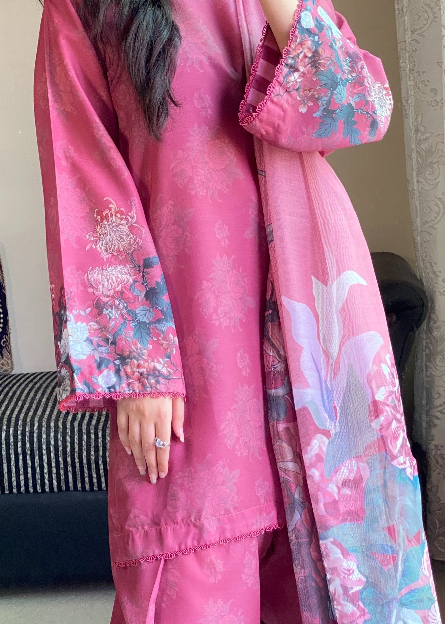 Bareen SLP02 PINK Women 3pcs