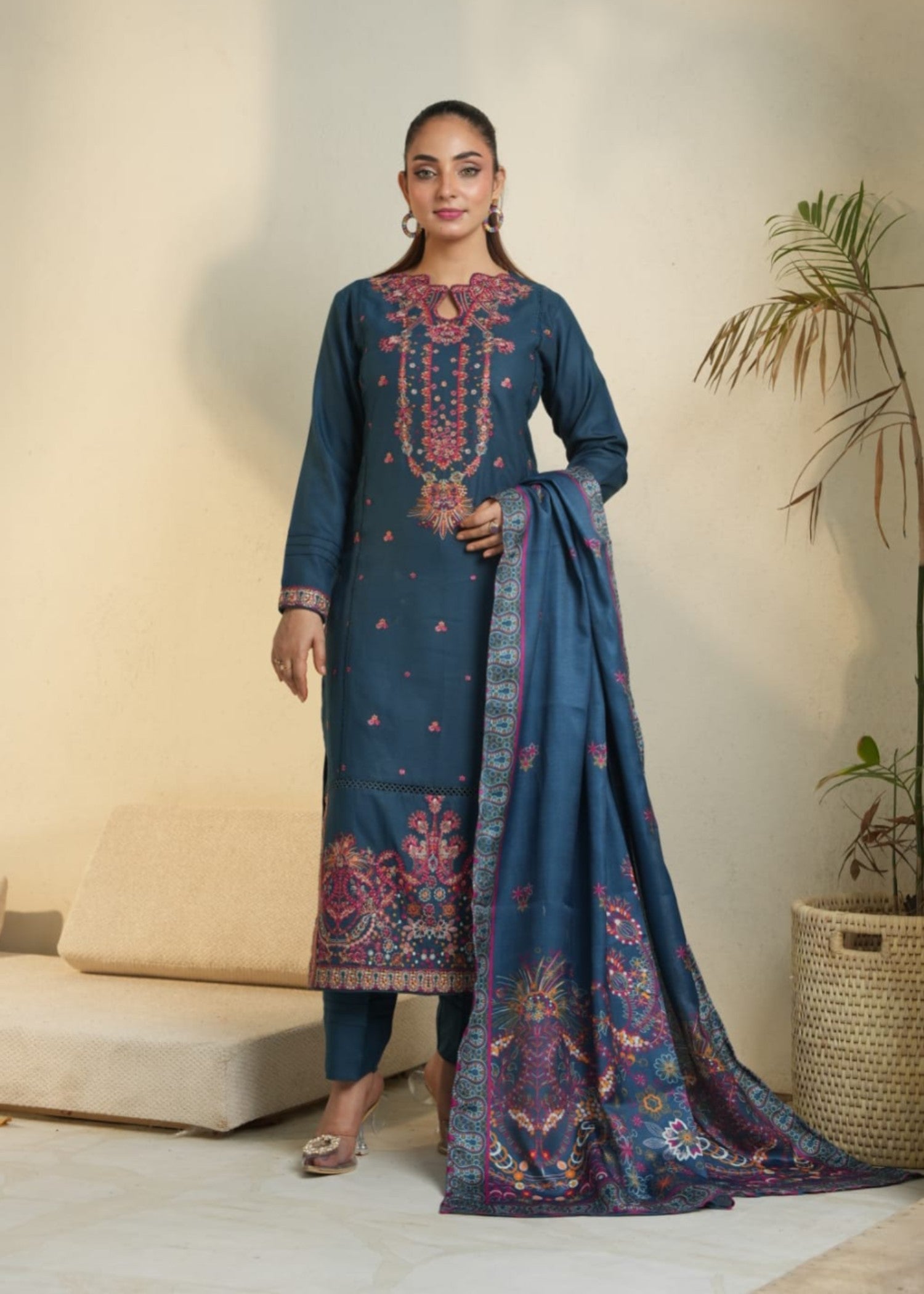 Designer Rack Dhanak luxury embraided zink Women 3pcs