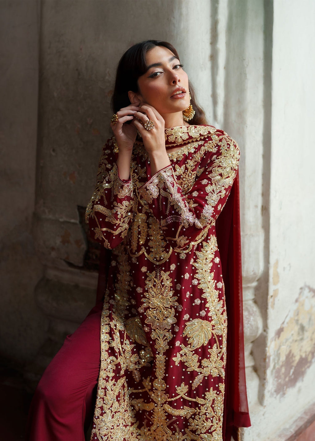 Haseens Official Surkhgul Women 4pcs