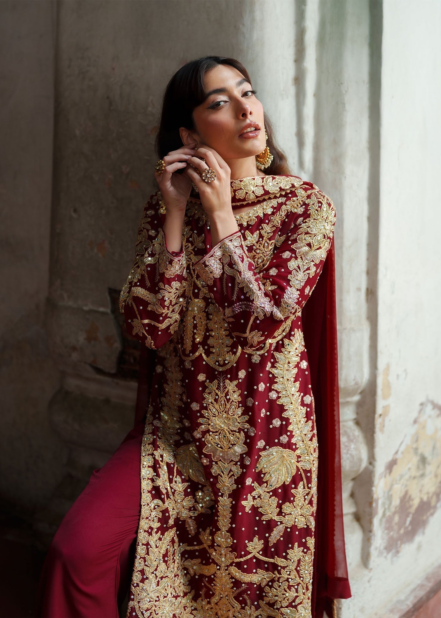 Haseens Official Surkhgul Women 4pcs