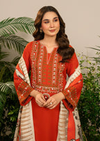 Tehzeeb Libas MALAIKA EMBROIDERED Women 3pcs