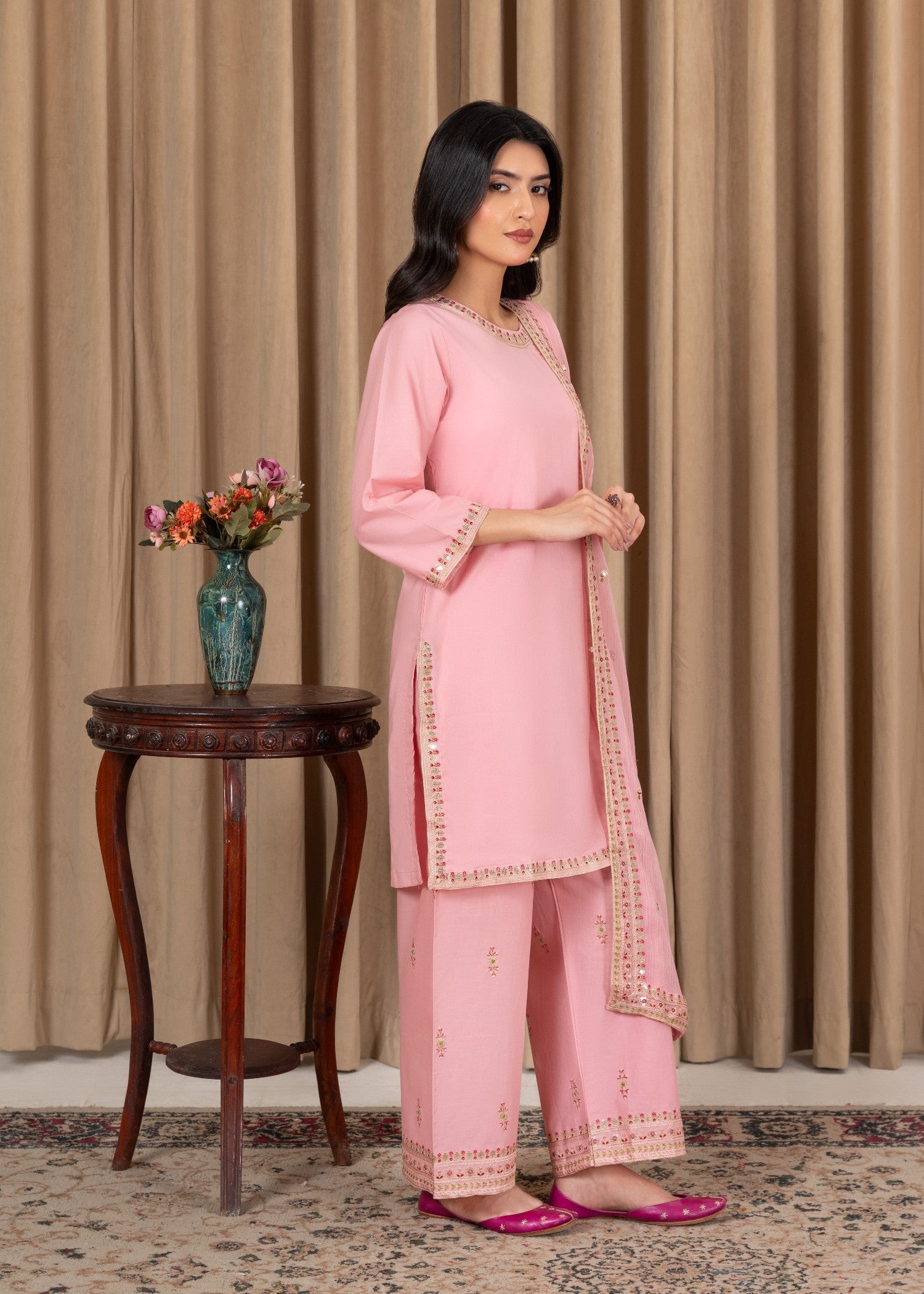 Ezno.Pk Baby Pink Women 3pcs