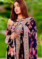 Suits By Sadia Ayesha silk Women 3pcs