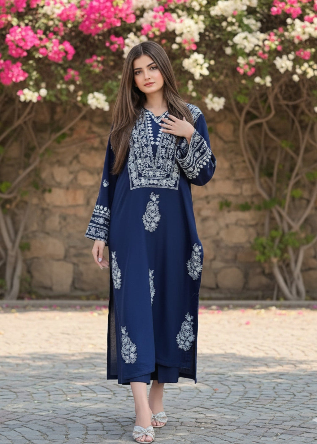 Tehzeeb Libas DESAL EMBROIDERED Women 2pcs
