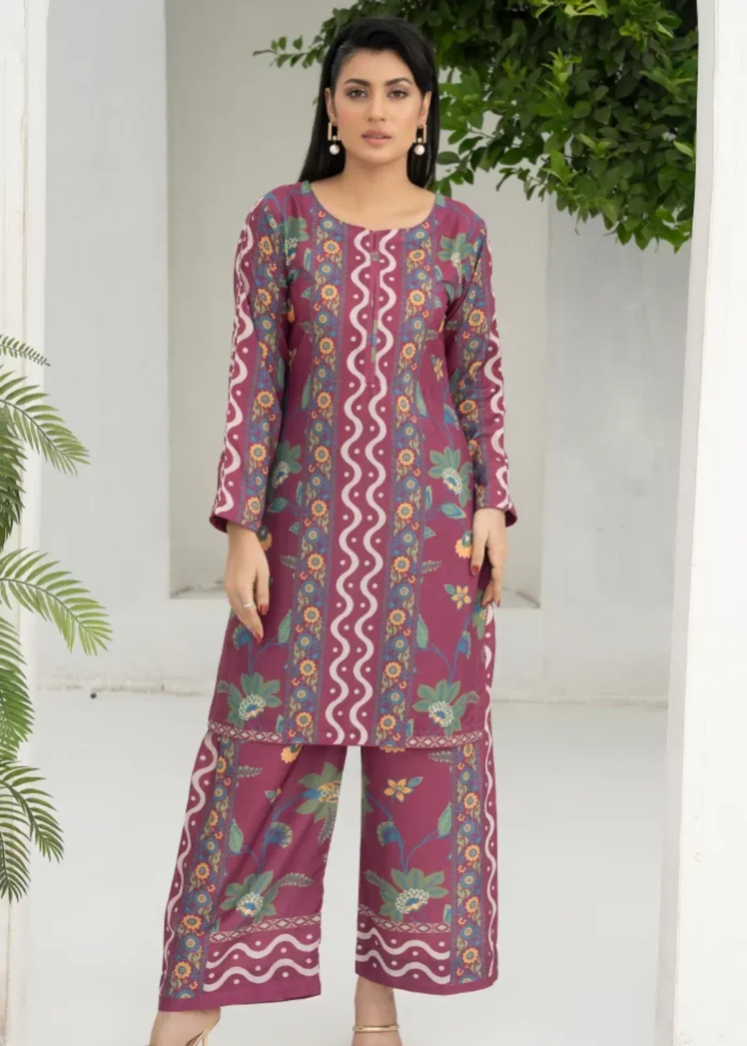 Designer Rack GRIP silk Plum Women 2pcs