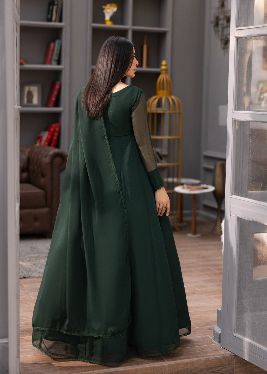 Alyssa BOTTLE GREEN MAXI ALM910 Women 2pcs