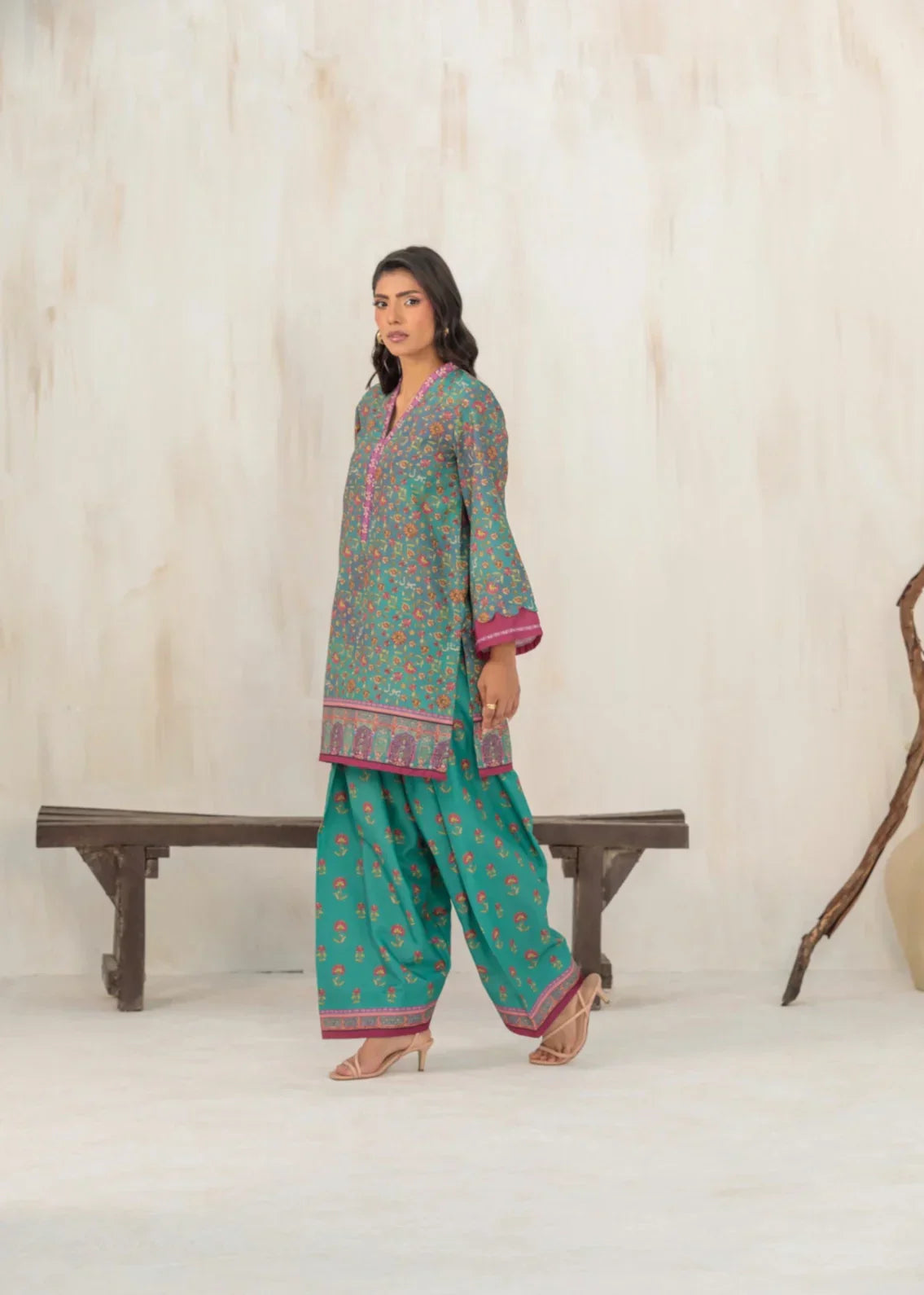 Zaymalpret Gul Kurta Set Women 2pcs