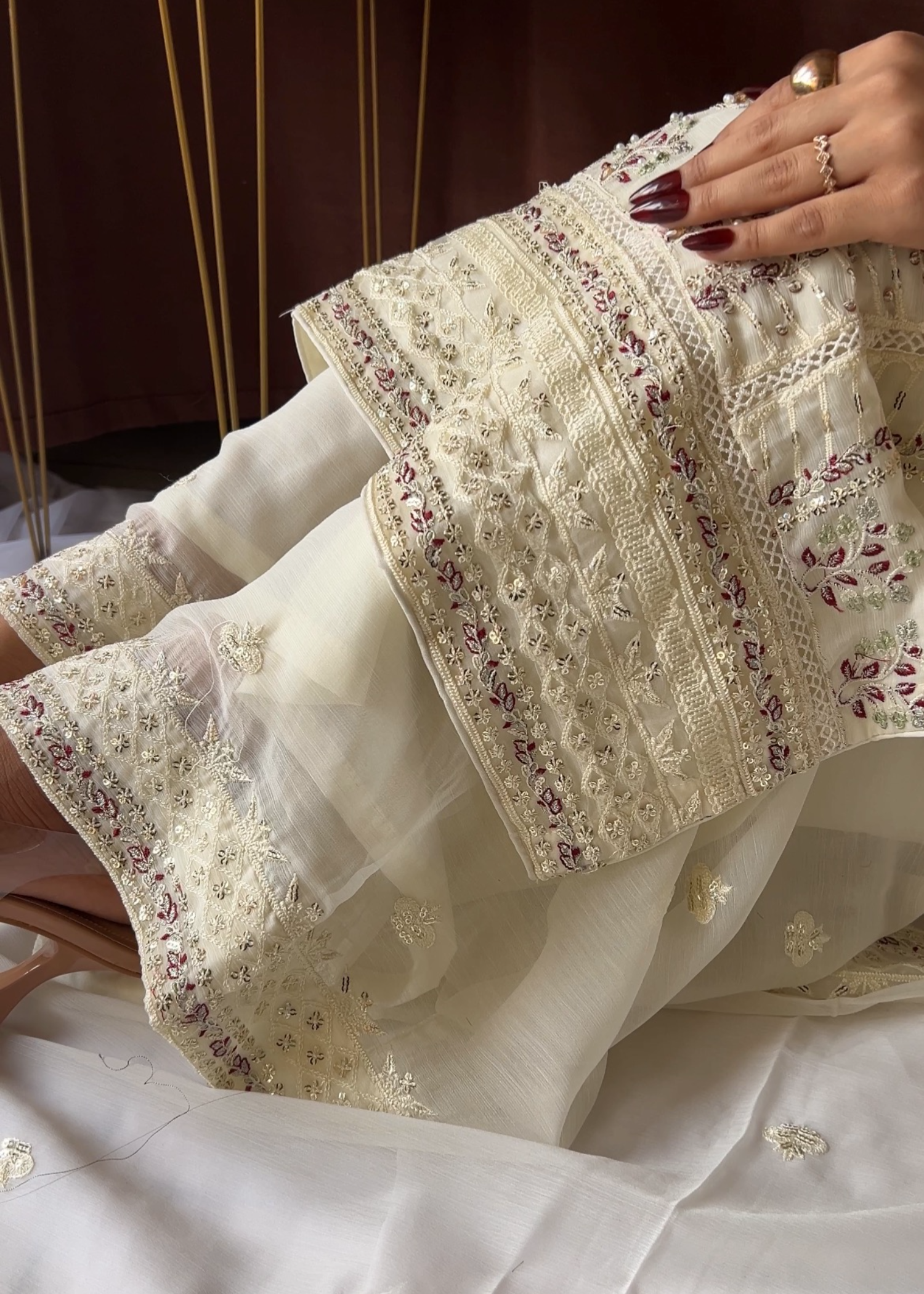 Four Season Boutique AIZAL CREAM WHITE Women 3pcs