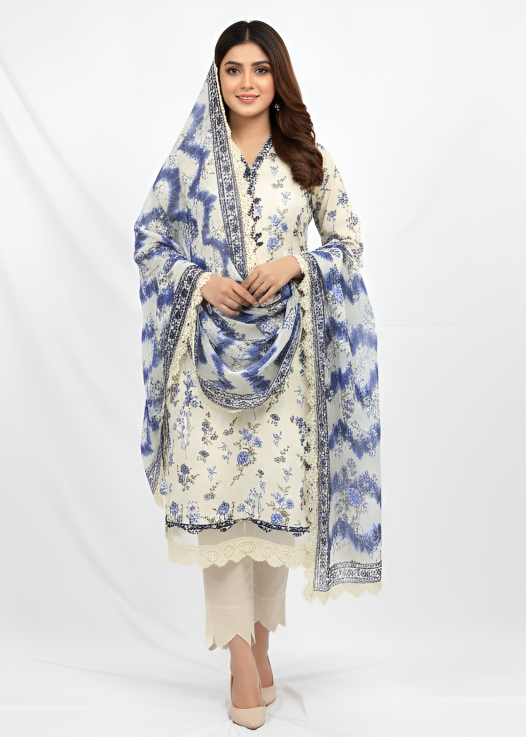 Mausammary Prints Pret Gul e Nasrin Women 3pcs