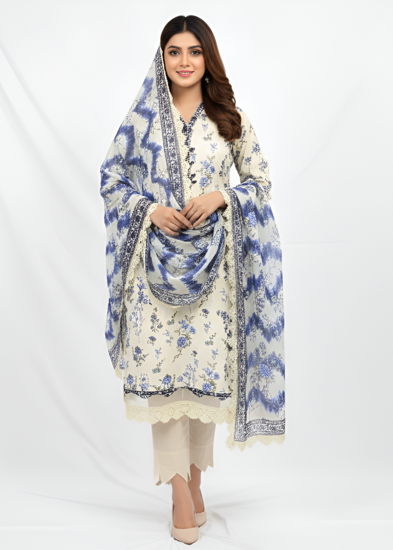 Mausammary Prints Pret Gul e Nasrin Women 3pcs