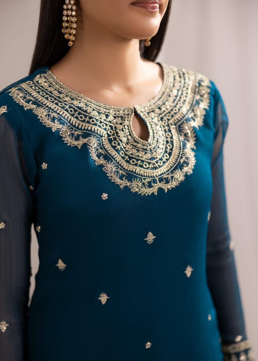 Alyssa TEAL BLUE ALL905 Women 3pcs