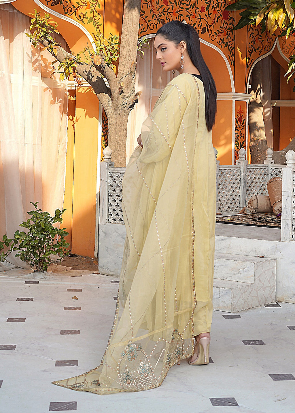 Pehnawa Fashion PLUSH LIGHT YELLOW Women 3pcs