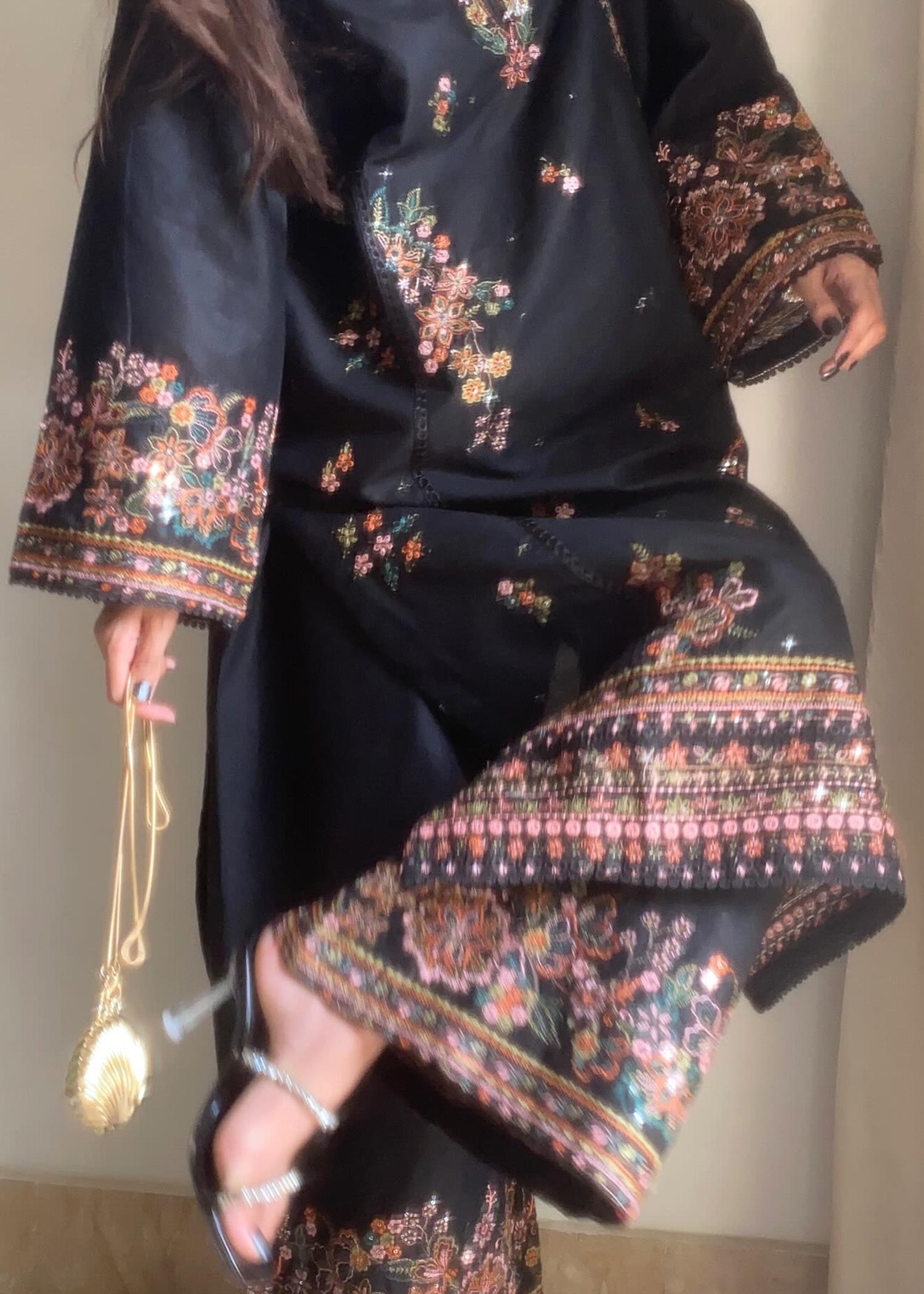 Stylish Collection HAREEM EMBROIDERED Women 3pcs