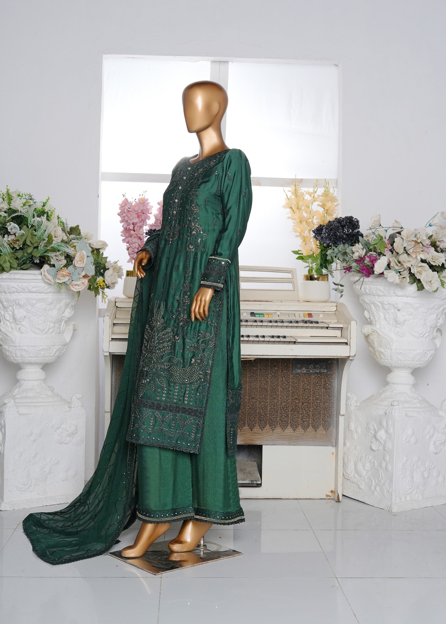 Ahmed Creations RUMAISA GREEN Women 3pcs