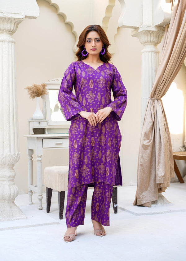 Chaudhary Arts Haze purple Women 2pcs