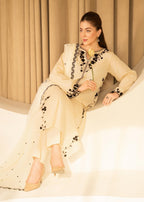 Rehhas Attires Beige Frost Women 3pcs