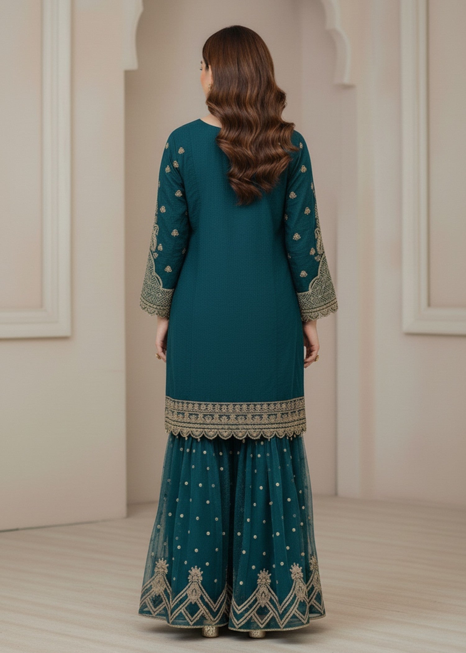 Diara Couture ROUBA US 569 TEAL BLUE Women 3pcs