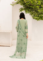 Pehnawa By Bin Akram’s Green Glory | Chiffon Women 3pcs