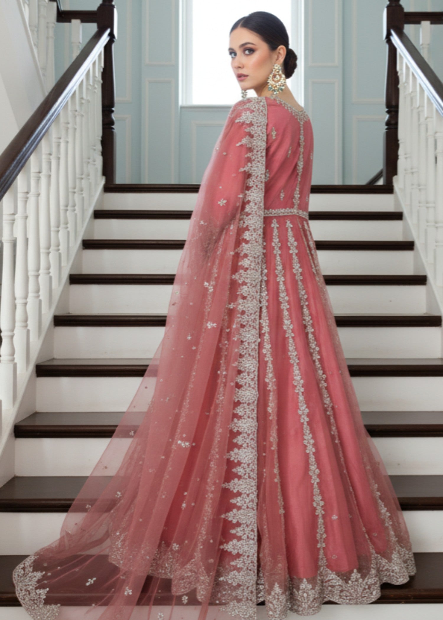 Insiya By Saira Jawad Bridal Maxi Strawberry Pink 216 Women 2pcs