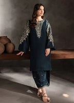 Zeenat & Zoha Navy Blend Women 2pcs