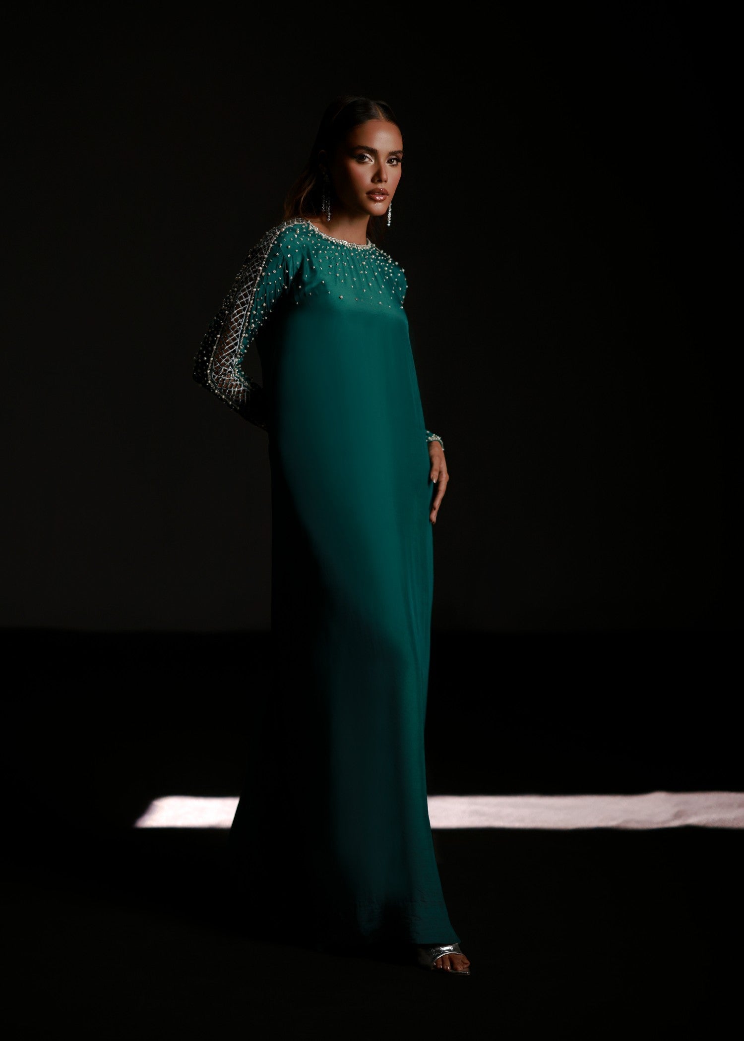 Ripret Emerald Gem Kaftan Women 2pcs