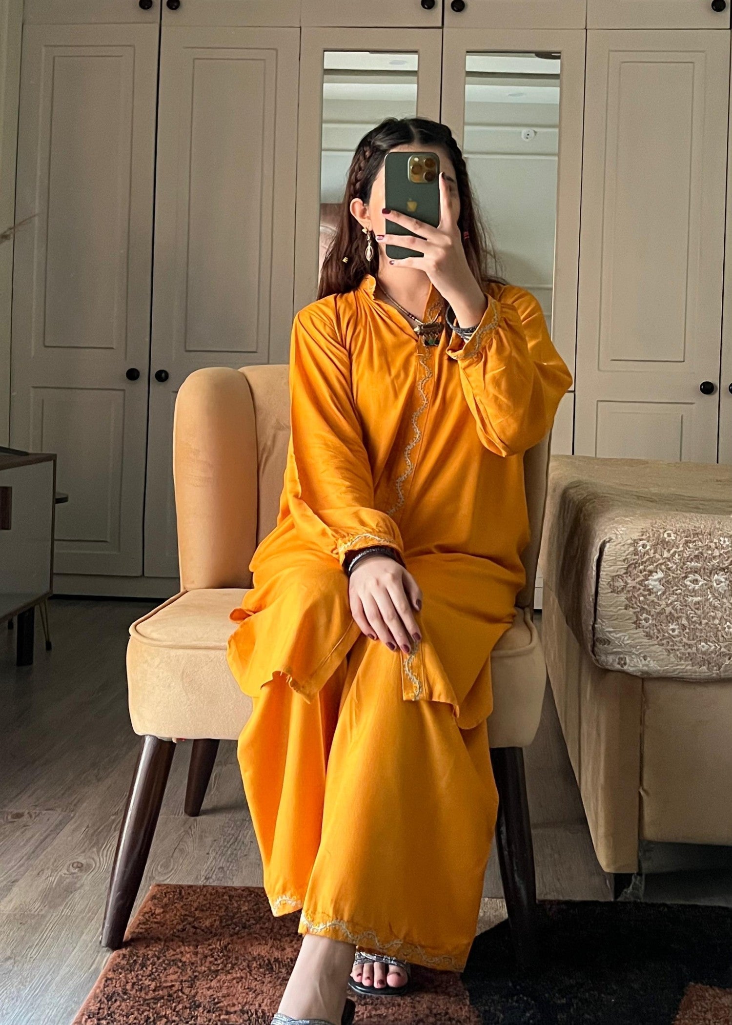 Stylish Collection YELLOW RINGELS Women 2pcs