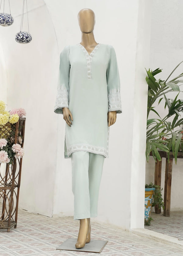 AYLA STUDIO Solid Embroidered SE250402 HAREEM Women 2pcs