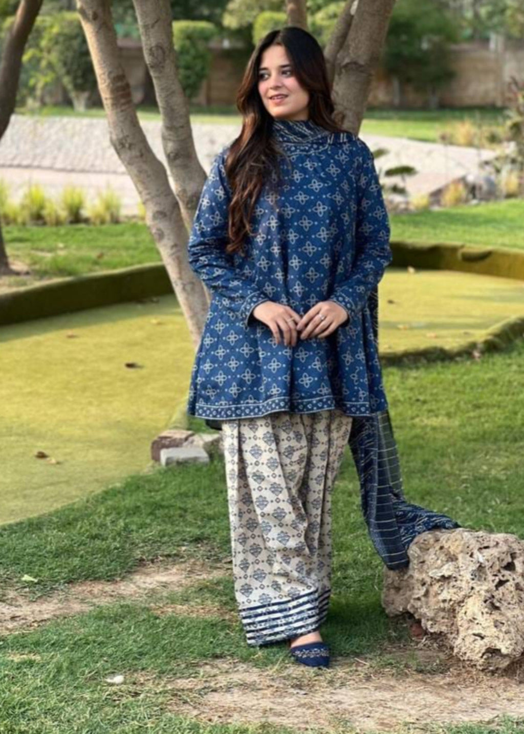 Tehzeeb Libas BERRY DIGITAL STITCHED Women 3pcs