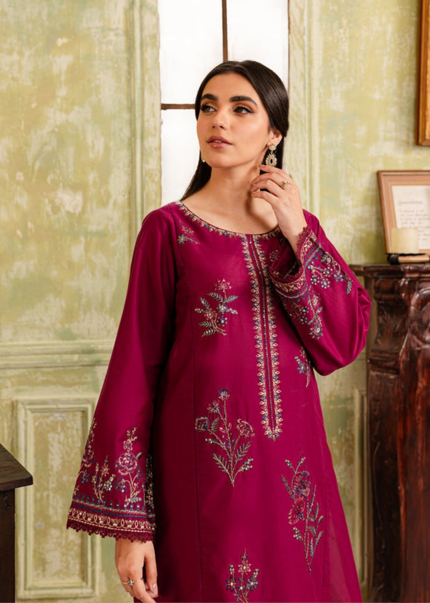 Midway Arts Amavi Bloom dress Embodiery Women 3pcs