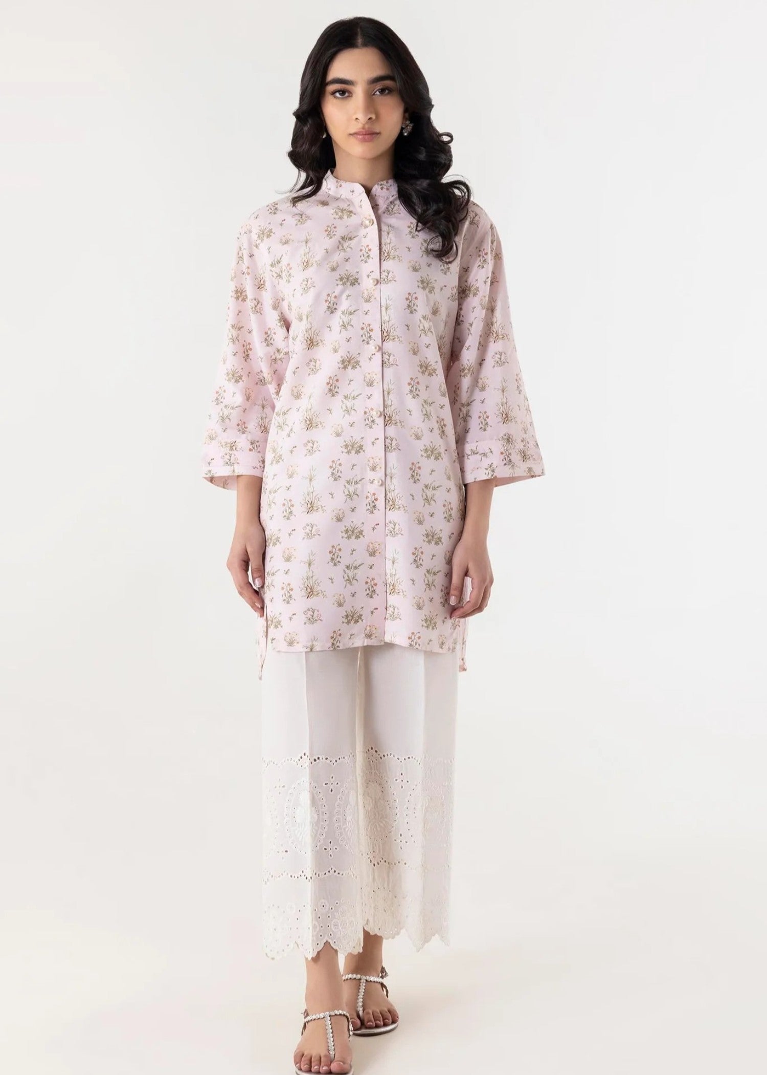 Sana Safinaz Stitched Multi Printed Shirt SS25BSP117 Women 1pcs