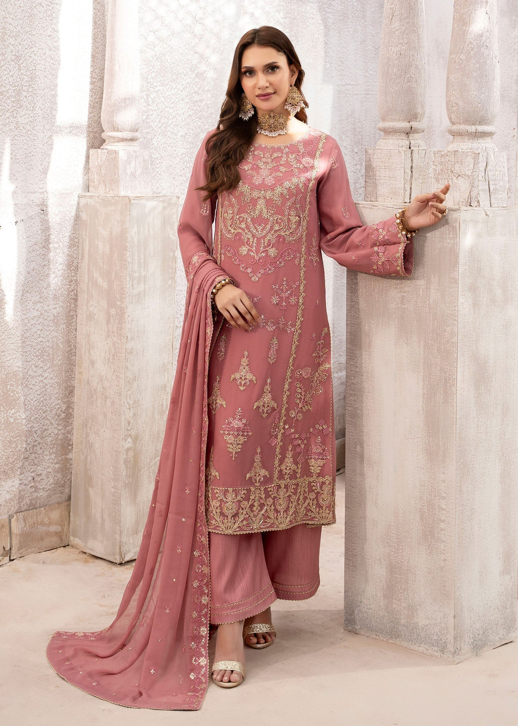 Kanwal Zainab Pink Glow Women 3pcs
