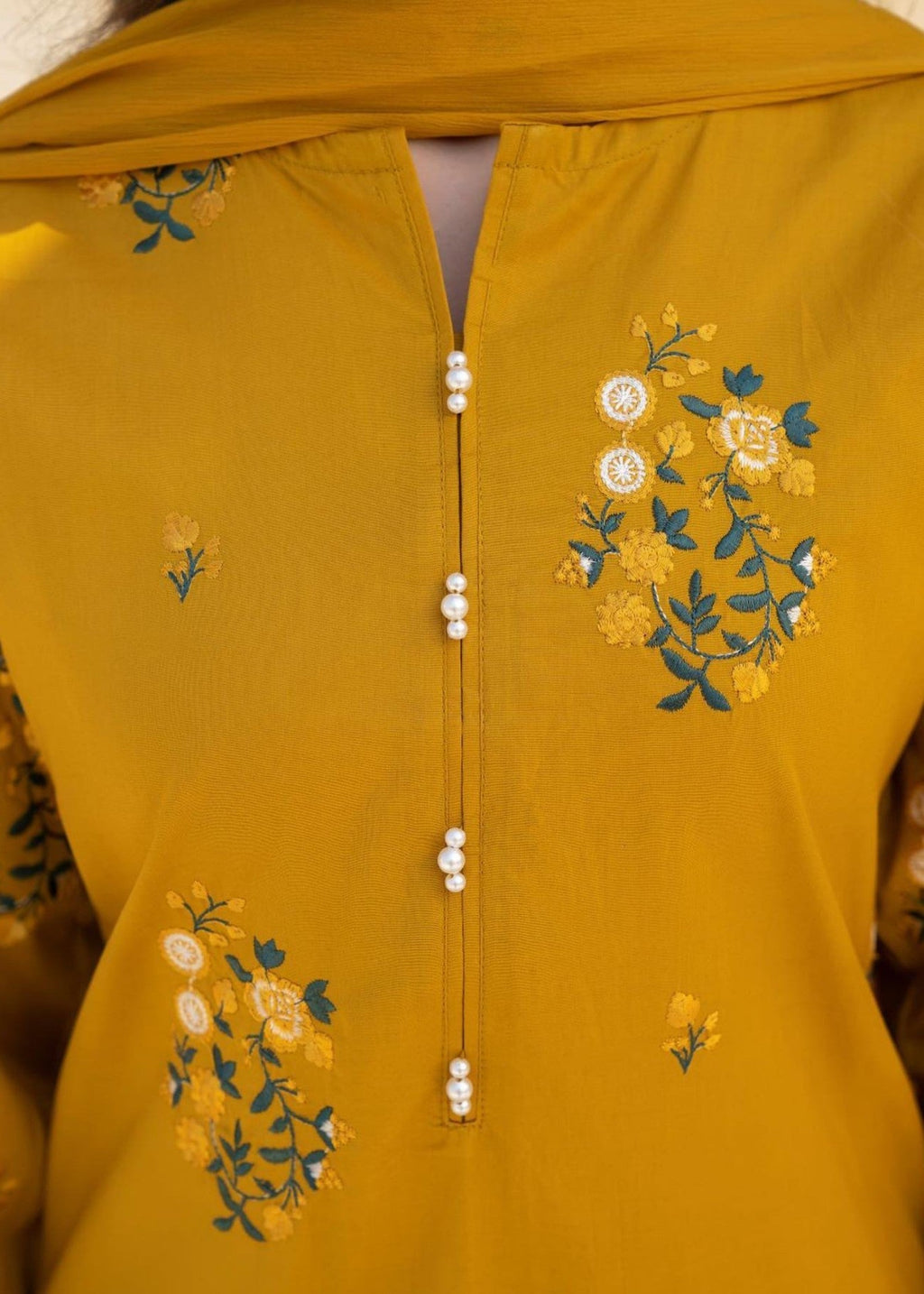 Rosyribbons Mustard Hill Stitched Women 3pcs