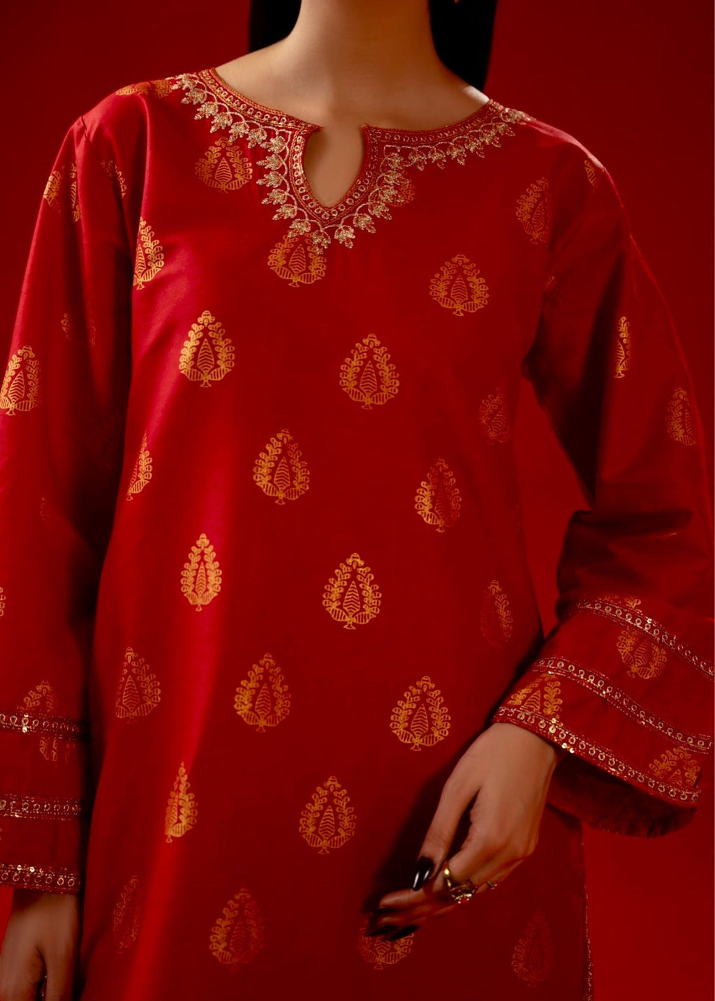 Zeenat & Zoha Ruby Pearl Women 2pcs