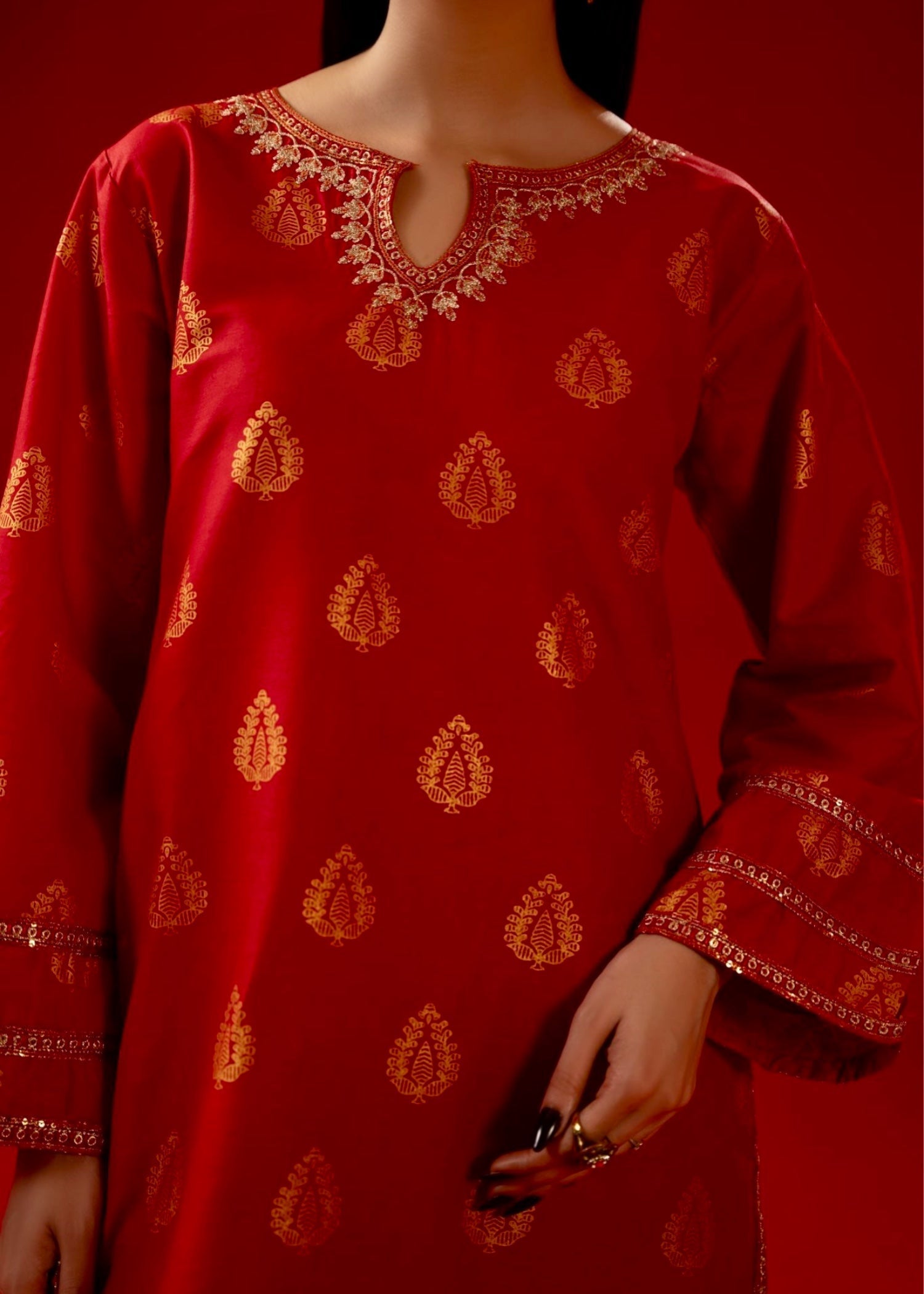 Zeenat & Zoha Ruby Pearl Women 2pcs