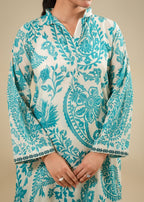 Akhrot Clothing Aqua Serenity Women 2pcs