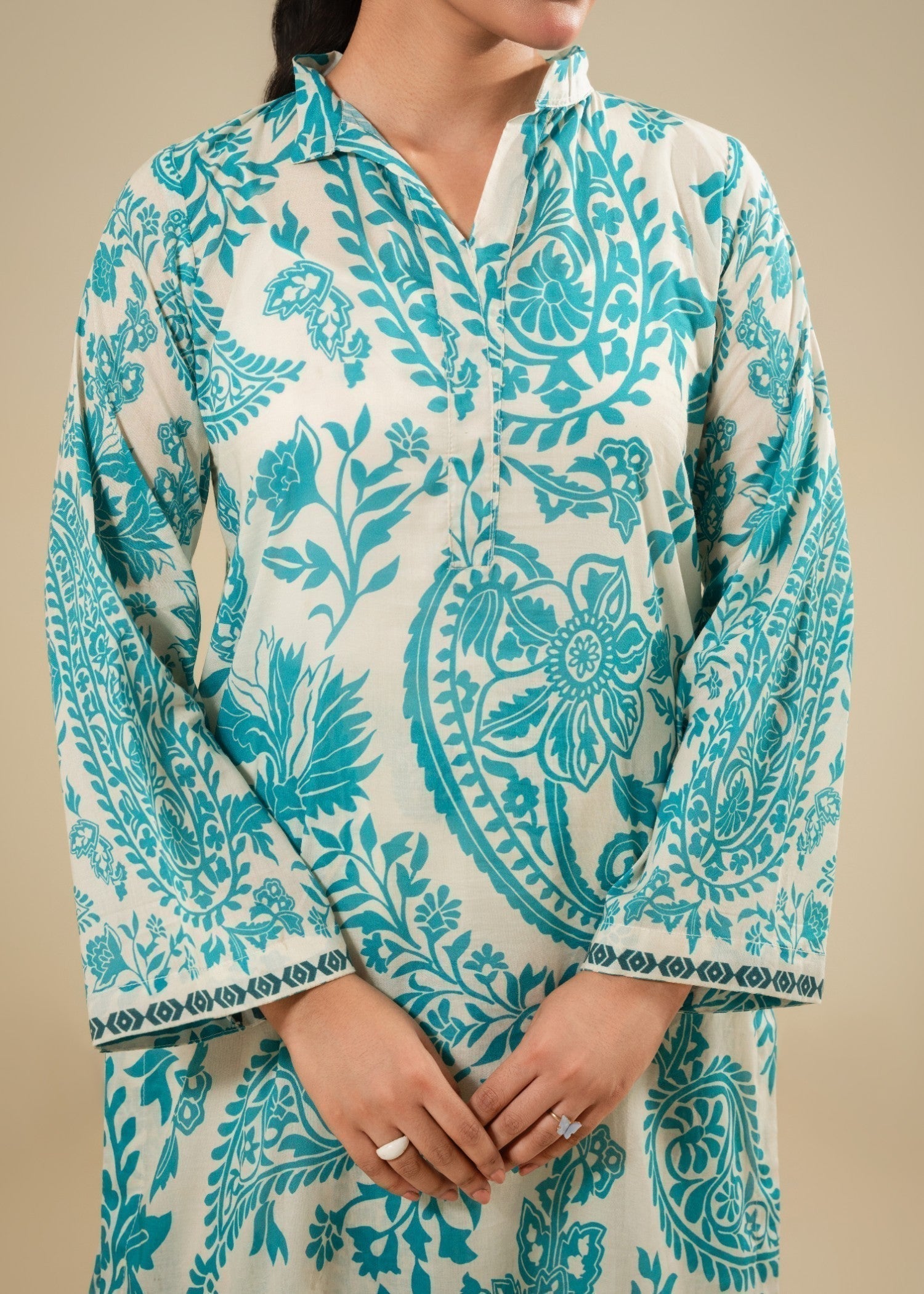 Akhrot Clothing Aqua Serenity Women 2pcs