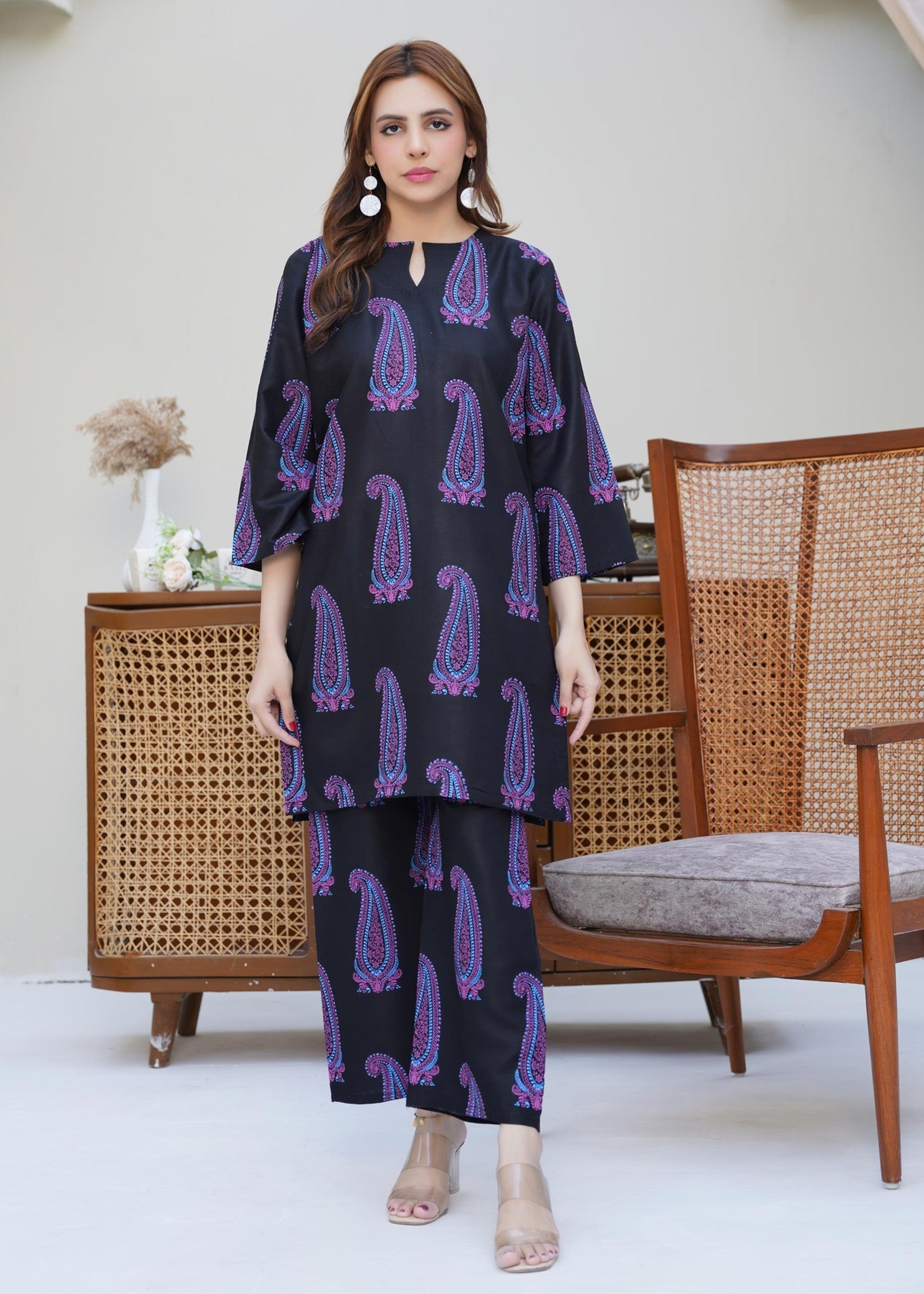 Chaudhary Arts soha black Women 2pcs