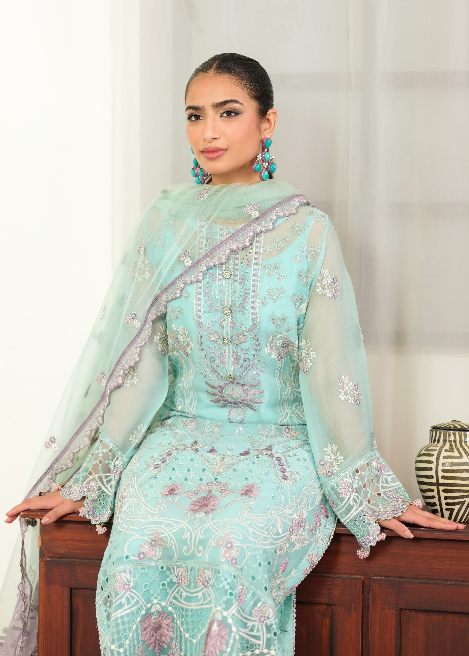 Waresha Frosted Azure WFE 08 Women 3pcs