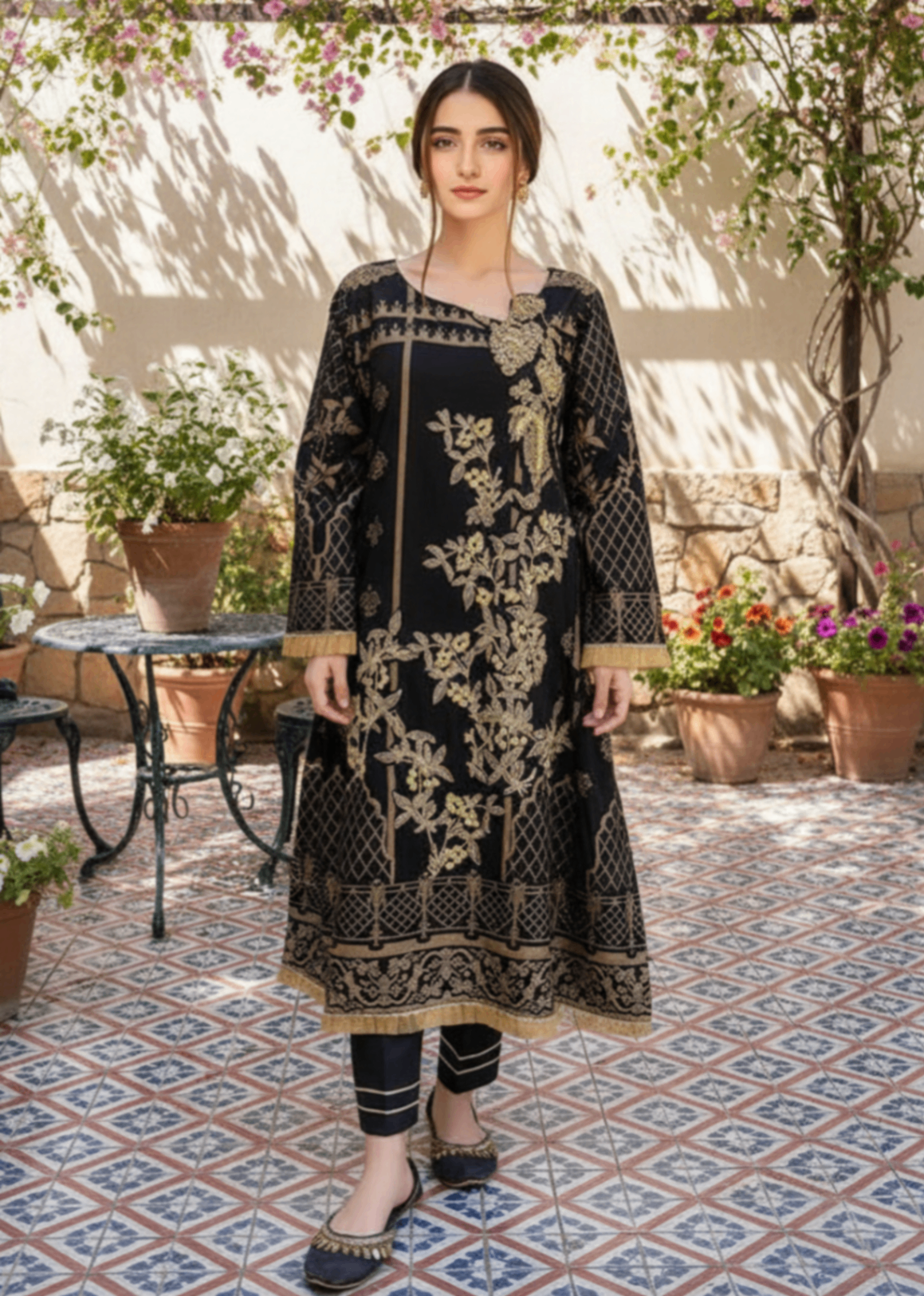 Diara Couture CHAMBELI JK 471 BLACK Women 3pcs