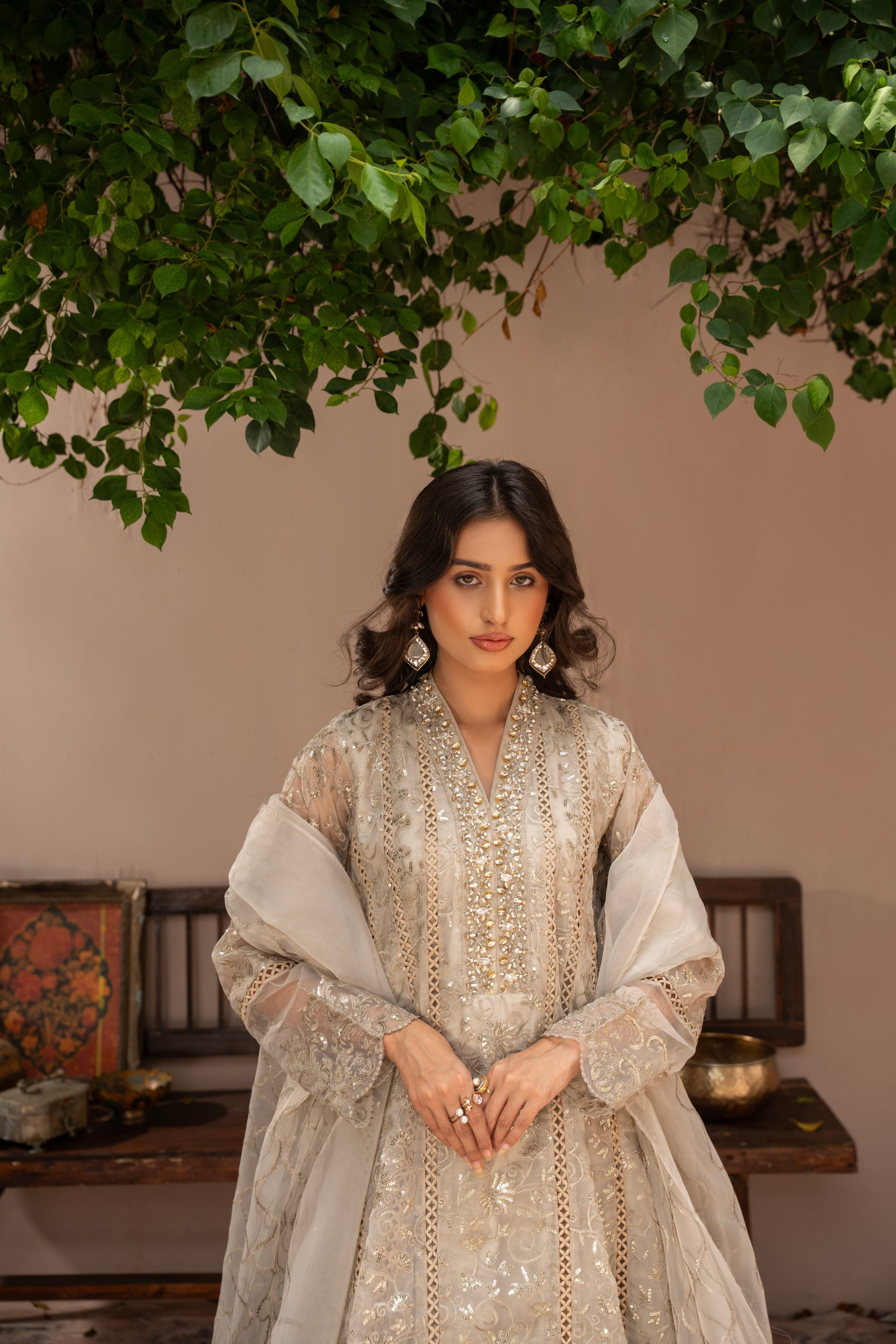 Manahils K 151 TAN BROWN Women 3pcs