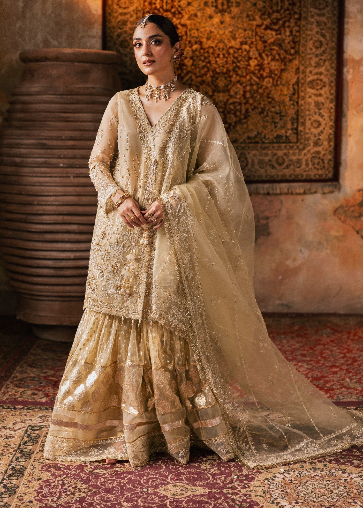 Ally's AL 4272 (Firdous) (N) Women 3pcs