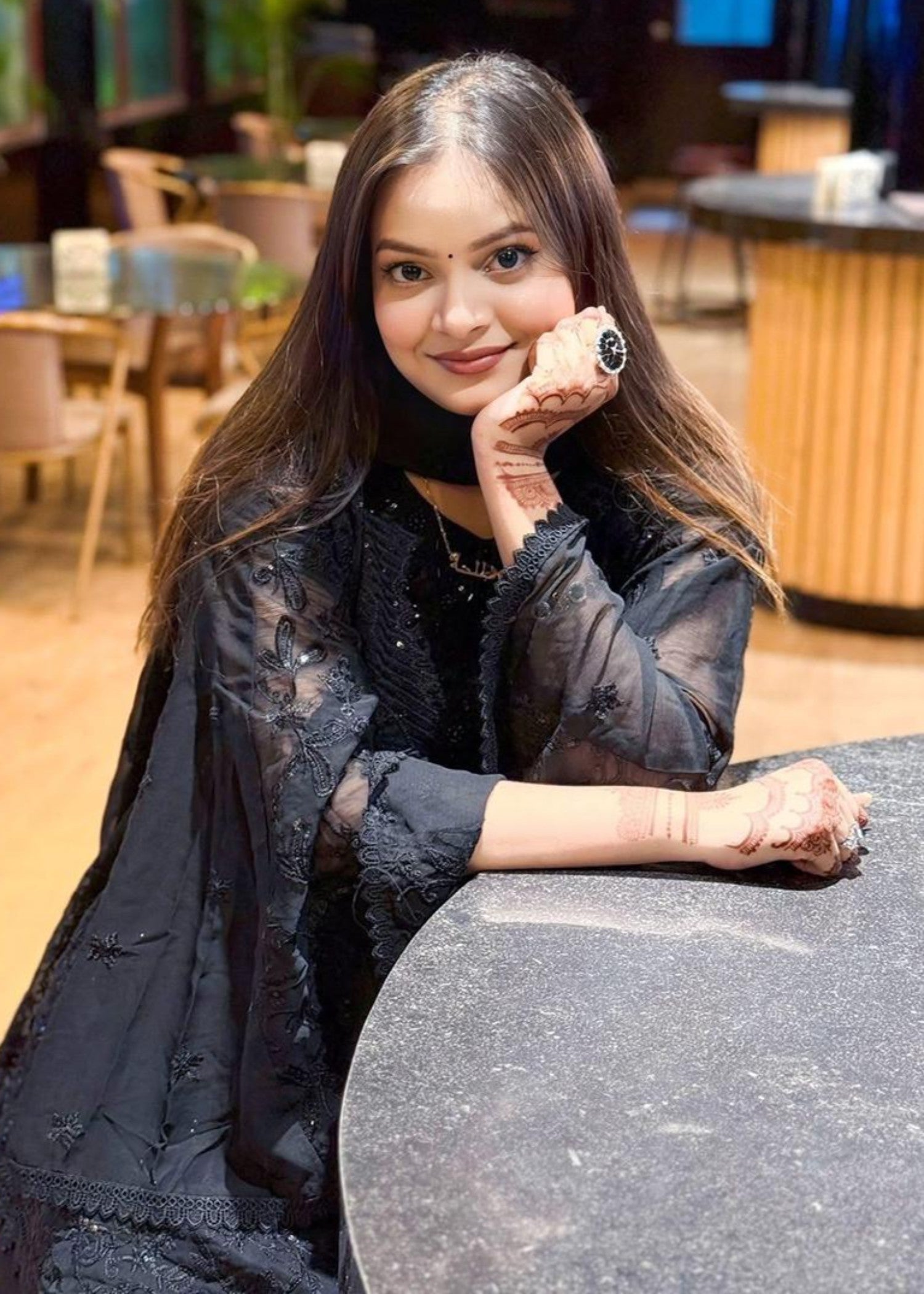 Inaaya Fashion JALPARI Black Women 3pcs