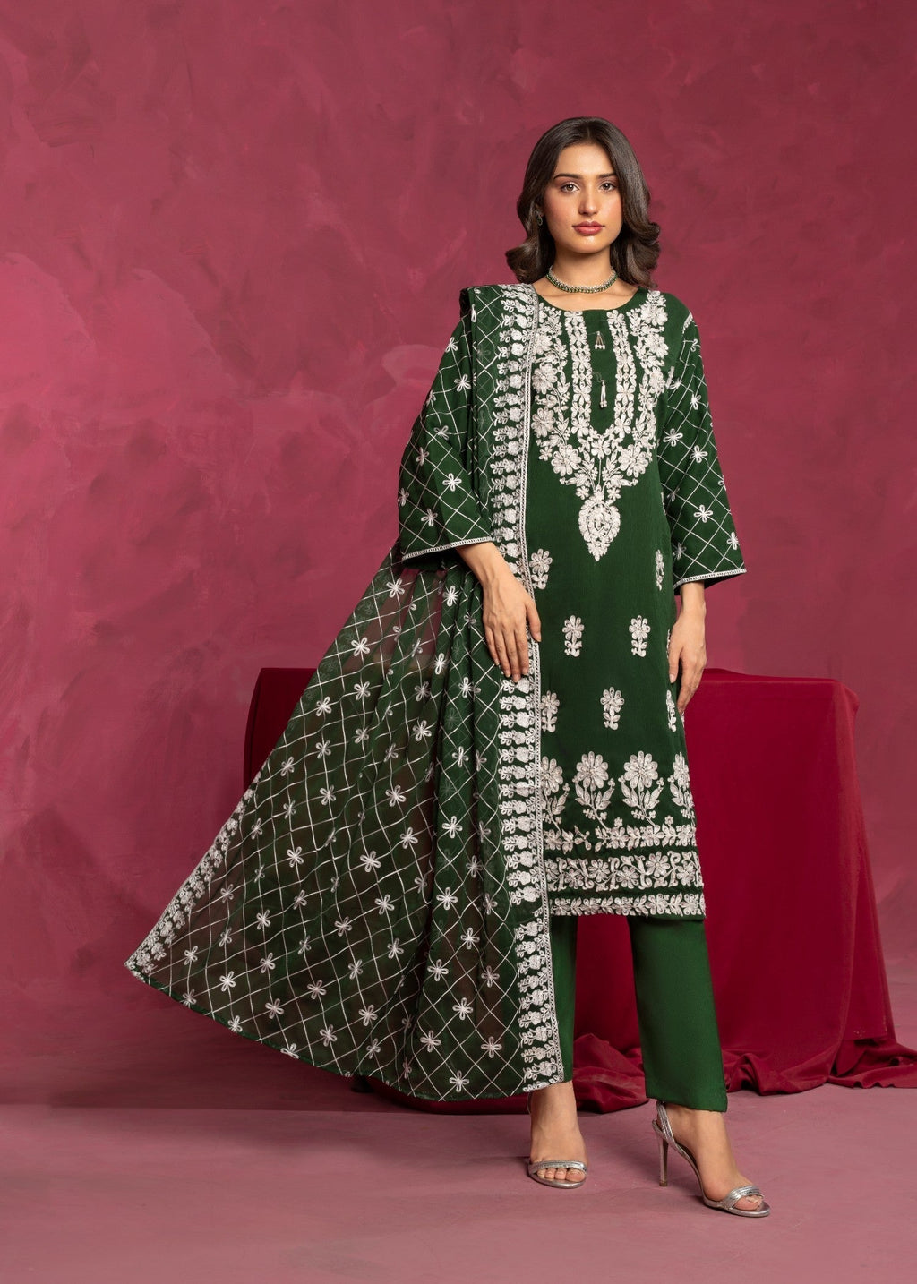 Four Season Boutique ZEWAR BOTTLE GREEN Women 3pcs
