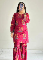 Chaudhary Arts Arabic Lawn Sharara Women 2pcs