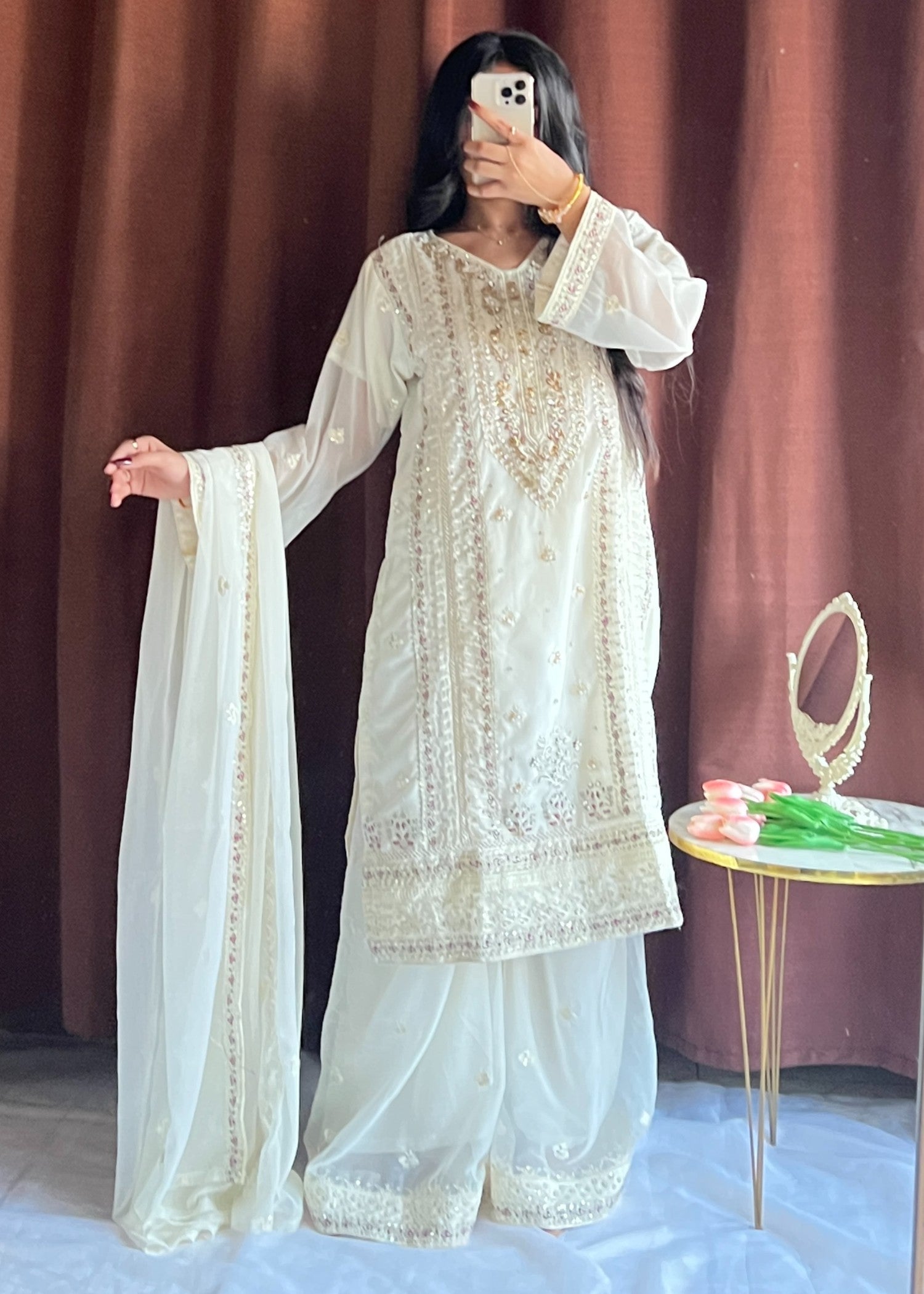 Four Season Boutique AIZAL CREAM WHITE Women 3pcs