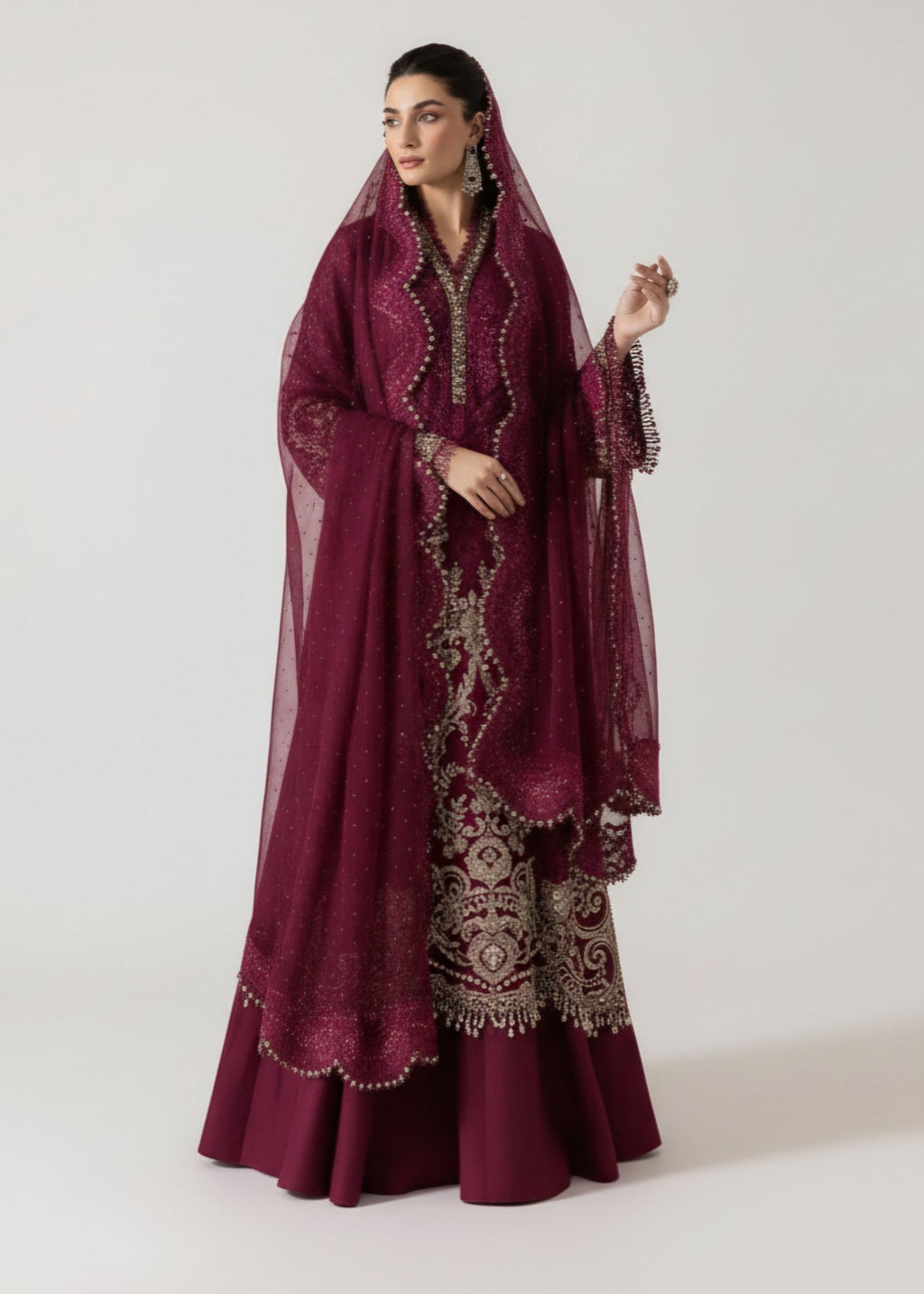 Malhaar MAL AL 4229 WED V1 25 Women 3pcs