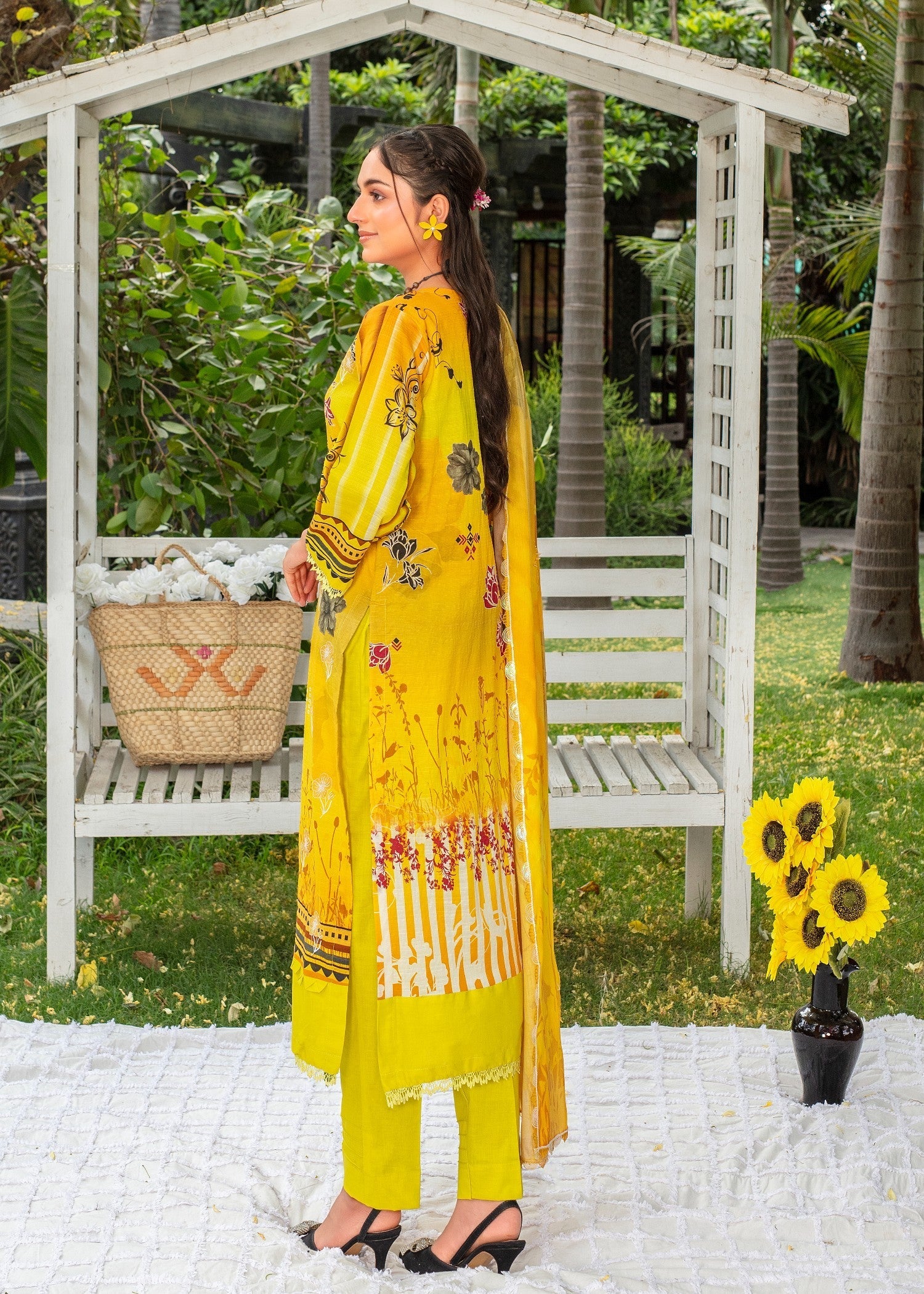 Ayeza Collection Yellow Kurta Set 02 Women 3pcs