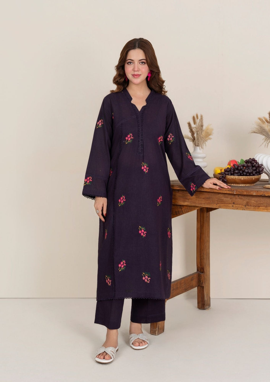 Yolo Pret Multi Embroidered Khaddar AML W25 0001 Women 2pcs