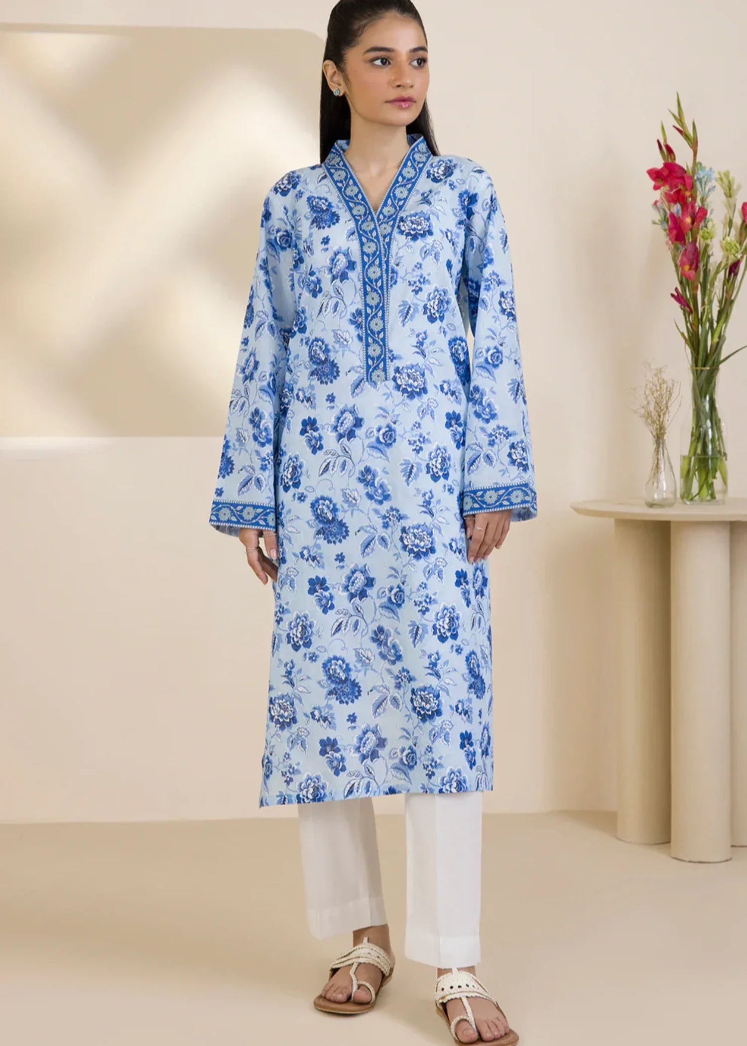 Zellbury WPS2512146 Light Blue Women 1pcs