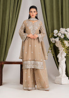 Four Season Boutique MEHERBAAN TAN BROWN Women 3pcs